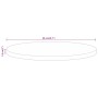 Tablero de mesa redondo madera maciza de mango Ø 50x2,5 cm by , Table tops - Ref: Foro24-370060, Price: 50,51 €, Discount: %
