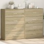 Aparadores 2 uds madera de ingeniería roble Sonoma 60x31x84 cm by , Sideboards - Ref: Foro24-3276583, Price: 173,97 €, Discou...