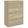 Aparadores 2 uds madera de ingeniería roble Sonoma 60x31x84 cm by , Sideboards - Ref: Foro24-3276583, Price: 173,97 €, Discou...