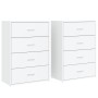 Aparadores 2 unidades madera de ingeniería blanco 60x31x84 cm by , Sideboards - Ref: Foro24-3276581, Price: 189,22 €, Discoun...