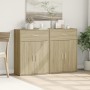Aparadores 2 uds madera de ingeniería roble Sonoma 60x30x84 cm by , Sideboards - Ref: Foro24-3276597, Price: 154,83 €, Discou...