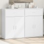 Aparadores 2 uds madera de ingeniería blanco 60x30x84 cm by , Sideboards - Ref: Foro24-3276595, Price: 168,72 €, Discount: %