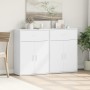 Aparadores 2 uds madera de ingeniería blanco 60x30x84 cm by , Sideboards - Ref: Foro24-3276595, Price: 168,72 €, Discount: %