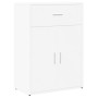 Aparadores 2 uds madera de ingeniería blanco 60x30x84 cm by , Sideboards - Ref: Foro24-3276595, Price: 168,72 €, Discount: %
