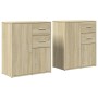 Aparador de madera de ingeniería 2 uds roble Sonoma 60x31x70 cm by , Sideboards - Ref: Foro24-3276562, Price: 164,91 €, Disco...