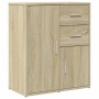 Aparador de madera de ingeniería 2 uds roble Sonoma 60x31x70 cm by , Sideboards - Ref: Foro24-3276562, Price: 164,91 €, Disco...