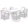 Set comedor de jardín 7 pzas con cojines ratán sintético beige von , Gartensets - Ref: Foro24-3263011, Preis: 824,59 €, Rabat...