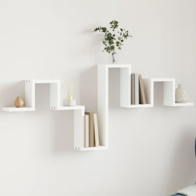 Estantería de pared madera de ingeniería blanco 104,5x10x43 cm von , Regale und Regale - Ref: Foro24-840723, Preis: 23,12 €, ...