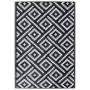 Alfombra de exterior ARAKIL blanco y negro 140x200 cm PP de , Protectores para exterior - Ref: Foro24-368576, Precio: 34,01 €...
