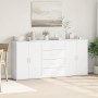 Aparadores 3 unidades madera de ingeniería blanco 60x31x84 cm by , Sideboards - Ref: Foro24-3276574, Price: 239,20 €, Discoun...