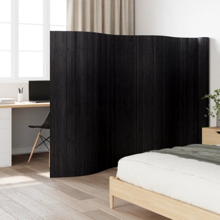 Biombo divisor de bambú negro 165x800 cm de , Divisores de ambientes - Ref: Foro24-377011, Precio: 161,45 €, Descuento: -5%%