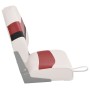 Asientos de barco plegables con respaldo alto 2 uds 44x38x55 cm
