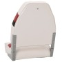 Asientos de barco plegables con respaldo alto 2 uds 44x38x55 cm