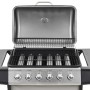 Barbacoa portátil de gas con 6 zonas plateada acero inoxidable von , Grillen - Ref: Foro24-276154, Preis: 319,67 €, Rabatt: -5%%