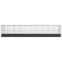 Pajarera con extensión de acero color plateado 1039x207x212 cm by , Feet and bird cages - Ref: Foro24-3214275, Price: 1,00 €,...