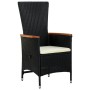 Set de comedor jardín 11 pzas con cojines ratán sintético negro von , Gartensets - Ref: Foro24-3277530, Preis: 1,00 €, Rabatt: %