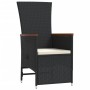 Set de comedor jardín 11 pzas con cojines ratán sintético negro von , Gartensets - Ref: Foro24-3277530, Preis: 1,00 €, Rabatt: %