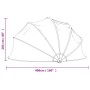 Cúpula para piscina redonda PVC 406x203 cm by , Pool covers - Ref: Foro24-93814, Price: 419,36 €, Discount: %