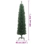 Árbol de Navidad artificial delgado y soporte PVC verde 180 cm by , Christmas trees - Ref: Foro24-320950, Price: 32,09 €, Dis...