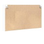 Vitrina de madera ingeniería blanca 100x15x58 cm by , Shelves and shelves - Ref: Foro24-847926, Price: 64,24 €, Discount: %
