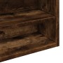 Vitrina de madera de ingeniería roble ahumado 100x15x58 cm by , Shelves and shelves - Ref: Foro24-847930, Price: 48,79 €, Dis...