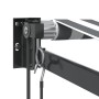 Toldo retráctil aluminio y tela gris antracita y blanco 5x3 m by , Awnings - Ref: Foro24-3216122, Price: 439,53 €, Discount: %