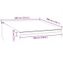 Toldo retráctil manual con luces LED burdeos 400x300 cm by , Awnings - Ref: Foro24-3310187, Price: 302,83 €, Discount: %