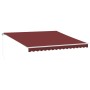 Toldo retráctil manual burdeos 400x300 cm von , Markisen - Ref: Foro24-3215225, Preis: 457,11 €, Rabatt: %