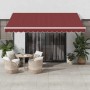 Toldo retráctil automático burdeos 400x300 cm | Foro24.es | Tu tienda online para hogar, jardín y más Foro24.es
