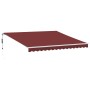 Toldo retráctil automático burdeos 400x300 cm | Foro24.es | Tu tienda online para hogar, jardín y más Foro24.es