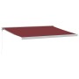 Toldo retráctil manual burdeos 400x300 cm by , Awnings - Ref: Foro24-3215315, Price: 912,03 €, Discount: %
