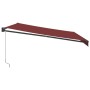 Toldo retráctil manual burdeos 450x300 cm von , Markisen - Ref: Foro24-3215301, Preis: 286,71 €, Rabatt: %