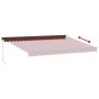 Toldo retráctil manual burdeos 450x300 cm von , Markisen - Ref: Foro24-3215301, Preis: 286,71 €, Rabatt: %
