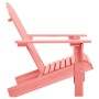 Silla de jardín Adirondack madera maciza de abeto rosa