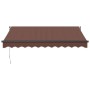 Toldo retráctil manual marrón 300x250 cm de , Toldos - Ref: Foro24-3215703, Precio: 226,11 €, Descuento: -5%%