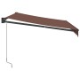 Toldo retráctil manual marrón 300x250 cm de , Toldos - Ref: Foro24-3215703, Precio: 226,11 €, Descuento: -5%%