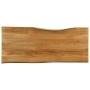Tablero de mesa borde natural madera maciza mango 140x60x3,8 cm de , Tableros para mesas - Ref: Foro24-370793, Precio: 144,95...