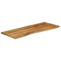 Tablero de mesa borde natural madera maciza mango 140x60x3,8 cm de , Tableros para mesas - Ref: Foro24-370793, Precio: 144,95...