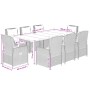 Set comedor de jardín 9 pzas con cojines ratán sintético beige by , Garden sets - Ref: Foro24-3262881, Price: 1,00 €, Discoun...