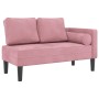 Sofá diván con cojines terciopelo rosa by , Daybeds - Ref: Foro24-4007574, Price: 166,96 €, Discount: %