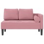 Sofá diván con cojines terciopelo rosa by , Daybeds - Ref: Foro24-4007574, Price: 166,96 €, Discount: %