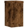 Soportes de plantas 2 uds madera roble ahumado 10x10x18 cm von , Topfständer - Ref: Foro24-852883, Preis: 16,54 €, Rabatt: %