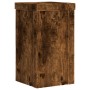 Soportes de plantas 2 uds madera roble ahumado 10x10x18 cm von , Topfständer - Ref: Foro24-852883, Preis: 16,54 €, Rabatt: %