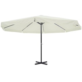 Sombrilla aluminio blanco 500 cm von , Sonnenschirme - Ref: Foro24-40301, Preis: 276,92 €, Rabatt: %
