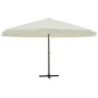 Sombrilla aluminio blanco 500 cm de , Sombrillas - Ref: Foro24-40301, Precio: 244,50 €, Descuento: %