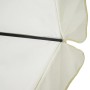 Sombrilla aluminio blanco 500 cm de , Sombrillas - Ref: Foro24-40301, Precio: 244,50 €, Descuento: %