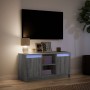 Mueble de TV con LED madera ingeniería gris Sonoma 100x34x50 cm von , TV-Möbel - Ref: Foro24-852192, Preis: 78,55 €, Rabatt: %