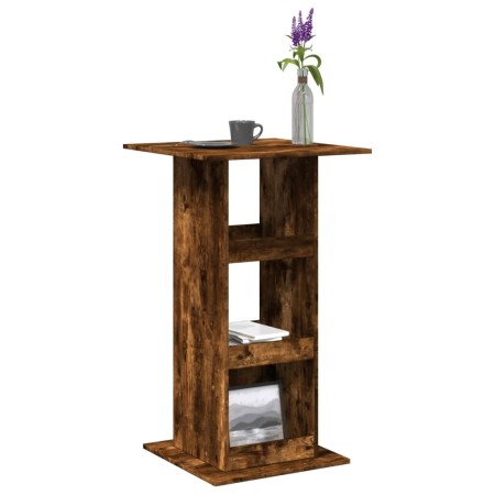 Mesa alta bar con almacenaje madera roble ahumado 60x60x102 cm von , Küchen- und Esstische - Ref: Foro24-854332, Preis: 75,93...