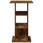Mesa alta bar con almacenaje madera roble ahumado 60x60x102 cm von , Küchen- und Esstische - Ref: Foro24-854332, Preis: 75,93...