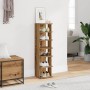 Mueble zapatero madera ingeniería roble artisan 28x27x102 cm by , Shoe racks and shoe organizers - Ref: Foro24-856666, Price:...